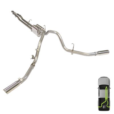 Ford, 2017-2026, 6.2L, 6.8L, 7.3L, Clamp/On - MPI Exhaust Cat-Back Dual Exhaust Kits