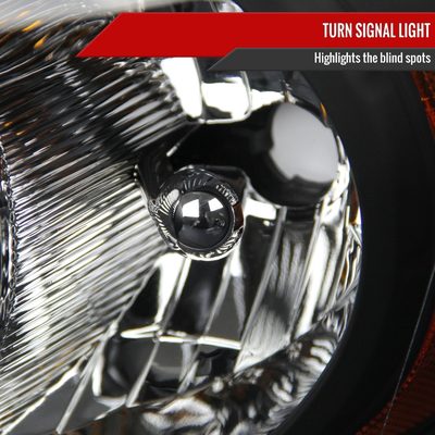 2006-2008 Dodge RAM 1500/ 06-2009 RAM 2500 3500 Retro Projector Headlights Black