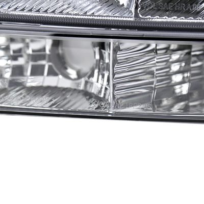 1999-2007 GMC Sierra/ Yukon/Yukon XL Factory Crystal Headlights Amber & Chrome