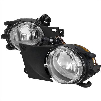 2001-2003 BMW E39 5 Series Fog Lights Chrome Housing/Clear Lens