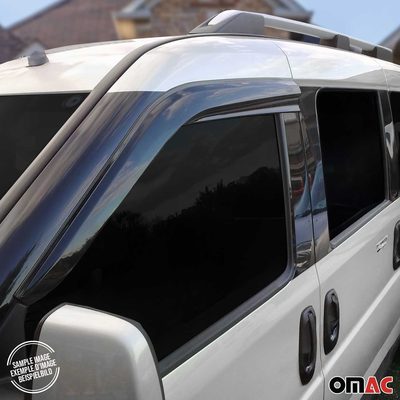 2010-2013 Ford Transit Connect Window Visor Vent Rain Deflector 2Pcs Smoke
