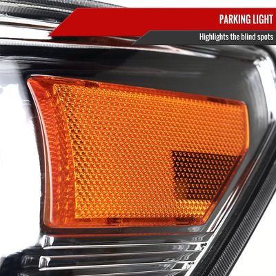 2007-2013 Toyota Tundra/ 08-2017 Sequoia LED CBar Projector Headlights Chrome