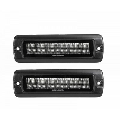 Barra SIXLINE 6" Flush mount GR Blackout Series 1 Par Spot