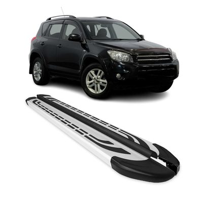 2006-2012 Toyota RAV4 Running Boards Side Steps Silver