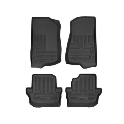 Tapetes Husky Weatherbeater 1ra y 2da Fila para Wrangler JL 18 - 25