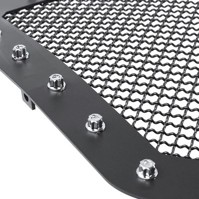 2016-2018 GMC Sierra 1500 Rivet Style Black S.Steel Mesh Grille Insert