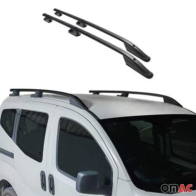 2010-2020 VW Amarok Roof Rack Rails Side Rails Black