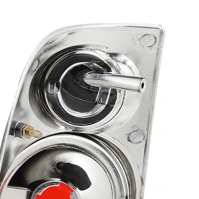 1997-2007 Ford F-150/F-250/350/450/550 Retro Tail Lights Matt Black/Clear