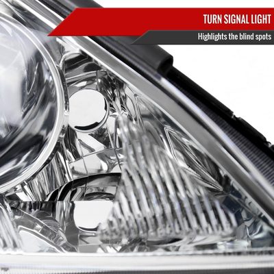 2006-2010 Toyota Sienna Factory Passenger/Right Headlight Amber Reflector