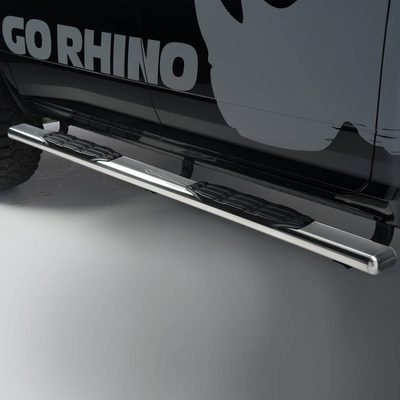 Estribos WIDESIDER Fusion 5" Inox de 87" para Ford F-150 / Lobo 04-17 Super Crew