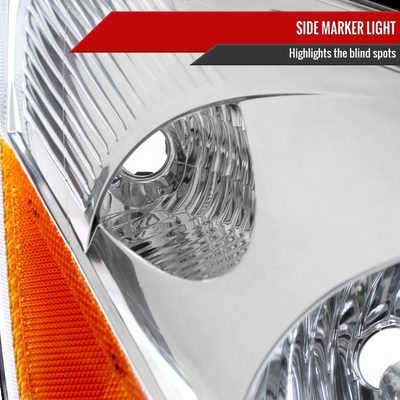 2006-2010 Toyota Sienna Factory Passenger/Right Headlight Amber Reflector