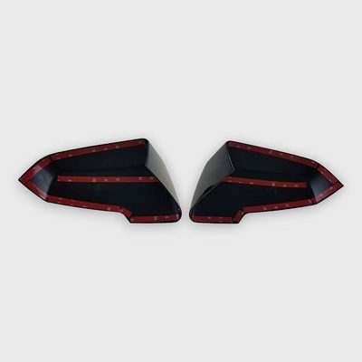2018-2023 Chevrolet Traverse Mirror Cover Caps Gloss Black 2Pcs ABS Plastic