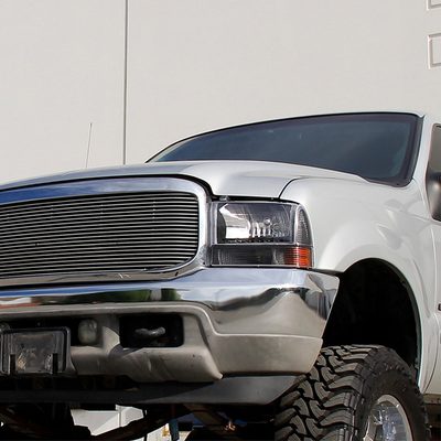 1999-2004 Ford F-250/350/450/550/Excursion Corner Lights Matt Black/Clear