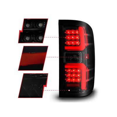 Anzo Smoked Black LED Tail Lights 311451