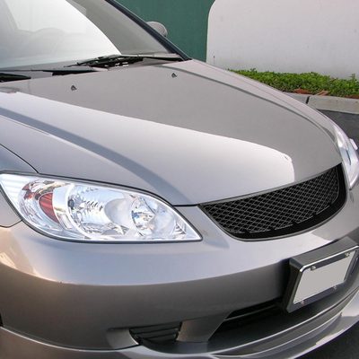 2004-2005 Honda Civic 2/4DR Black ABS TR Style Mesh Grille