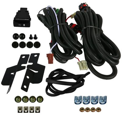2002-2004 Honda CR-V 12V/51W 9006 Fog Lights Kit Switch &Wiring Harness Chrome
