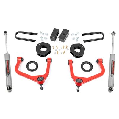 Fits 2025 Chevy Silverado/GMC Sierra 1500, 5'8" ,6'6" ,8' Bed (RGH-110530RED)