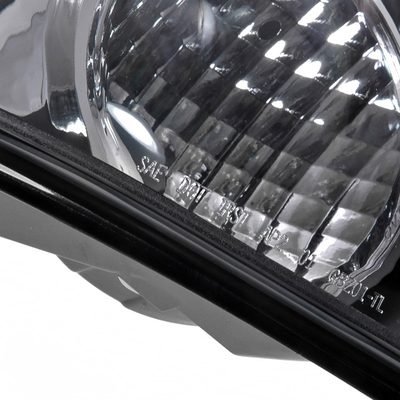 2002-2009 Chevrolet Trailblazer Tail Lights Matte Black Housing/Clear Lens