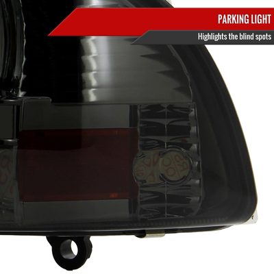 1997-2004 Dodge Dakota/98-2003 Durango Crystal Headlights Amber Reflector Smoke