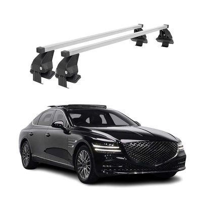 2017-2026 Genesis G80 Roof Rack Cross Bars Silver