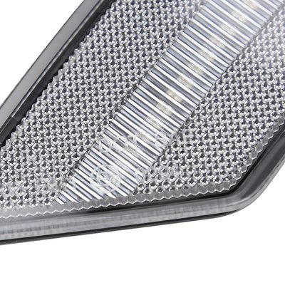 2019-2021 Ford Ranger 2PC LED Side Marker Lights Chrome Housing/Clear Lens