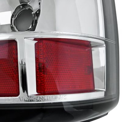 2000-2006 Chevy Suburban/Tahoe GMC Yukon/Yukon XL LED Tail Lights Chrome/Clear