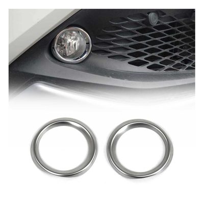 2018-2022 Toyota C-HR Fog Light Lamp Bezel Cover Stainless Steel Silver 2 Pcs
