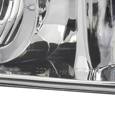 1999-2002 Chevy Silverado/ 00-2006 Tahoe Suburban Dual Halo Headlights Chrome