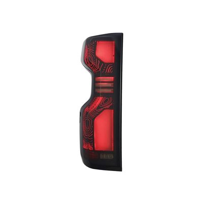 AlphaRex LUXX Series Topo-Etch Black LED Tail Lights 620058