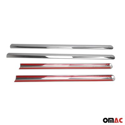 2010-2013 Ford Transit Connect L2 Long Side Door Molding Trim Stainless Steel Silver