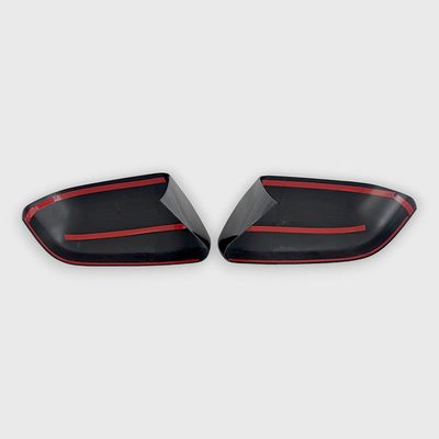 2018-2025 Ford Expedition / Lincoln Navigator Mirror Cover Caps Gloss Black 2Pcs ABS Plastic