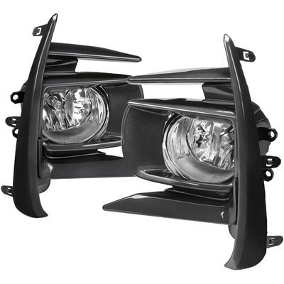2018-2019 Toyota Sienna H11 Fog Lights Kit Chrome Housing/Clear Lens