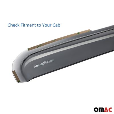 Goodyear Wind Deflectors for Chevrolet Silverado 2500 2010-2014 Crew Cab 4x