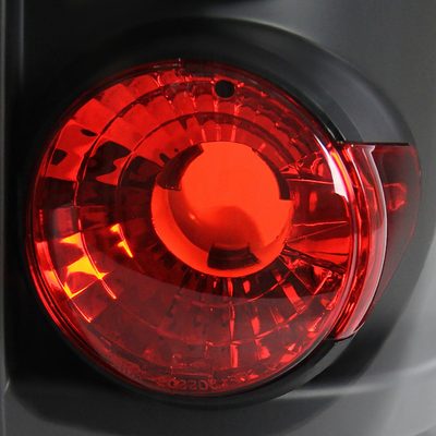 1997-2002 Ford Expedition Tail Lights Matte Black Housing/Clear Lens