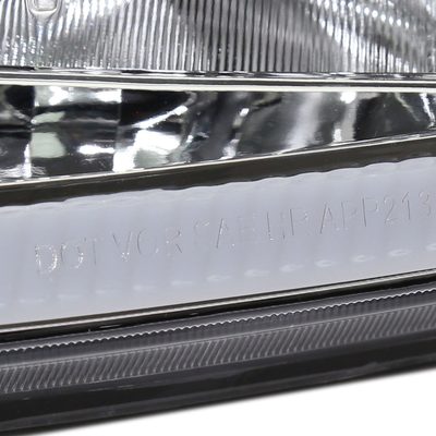 1996-1998 Honda Civic Coupe/Sedan LED Bar Factory Headlights Chrome/Clear