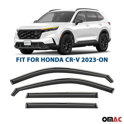 Clim Art Wind Deflectors for Honda CR-V 2023-2025 Shatterproof 4 Pcs