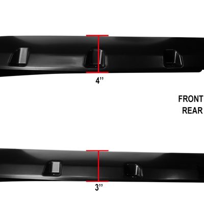 2009-2014 Ford F-150 Styleside Smooth Rivet Style Fender Flares Protector