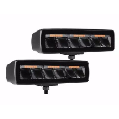 Barra SIXLINE 6" GR Blackout Series 2 Pares Spot