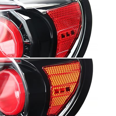 2012-2016 Scion FRS/ Subaru BRZ/ Toyota 86 LED Tail Lights Jet Black/Clear