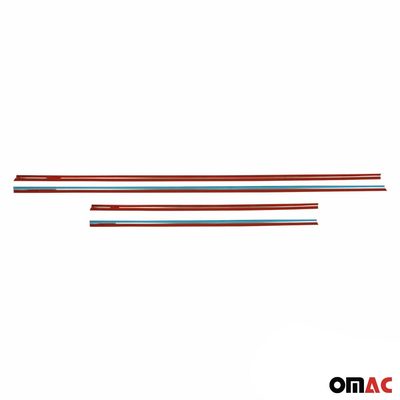 2006-2009 Land Rover Range Rover Sport Window Molding Trim Stainless Steel Silver 6x