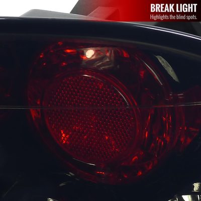 2006-2011 Honda Civic Sedan Tail Lights Glossy Black Housing/Smoke Lens