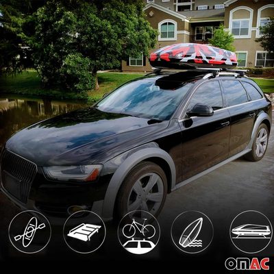 2021-2026 VW Taos Roof Rack Cross Bars Black