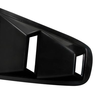 2005-2014 Ford Mustang Textured Black ABS Quarter Side Window Louvers Vent