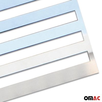 US American Flag Chrome Decal Sticker Stainless Steel