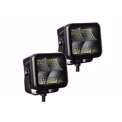 Faros CUBEIT 2.75" GR Blackout Series 2 Pares Flood