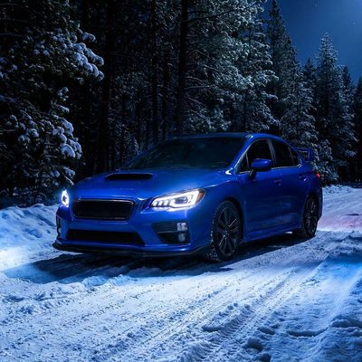 For Subaru Impreza WRX STI 2015-2021 Projector Headlights Sequential LED Switchback DRL Black Housing Clear Lens