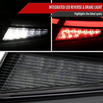 2018-2022 Honda Accord Sedan LED Signal Tail Lights Glossy Black/Smoke
