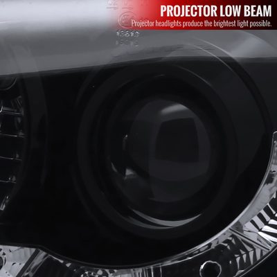 1999-2006 VW Golf Mk4 GTI/R32 Cabrio Projector Headlights R8 LED Light Smoke