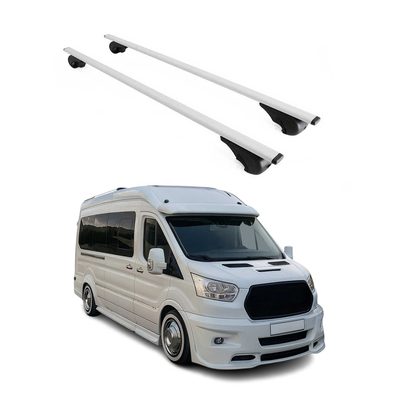 2015-2024 Ford Transit E-Transit Roof Rack Cross Bars Silver