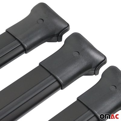 2015-2026 Ford Transit Roof Rack Cross Bars 3Pcs Black